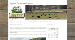 Desktop Screenshot of englishfarmsteadcheese.com