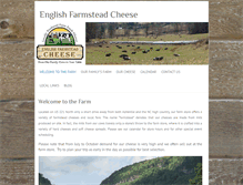Tablet Screenshot of englishfarmsteadcheese.com